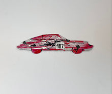 Lade das Bild in den Galerie-Viewer, Porsche racing silber schwarz rot 107